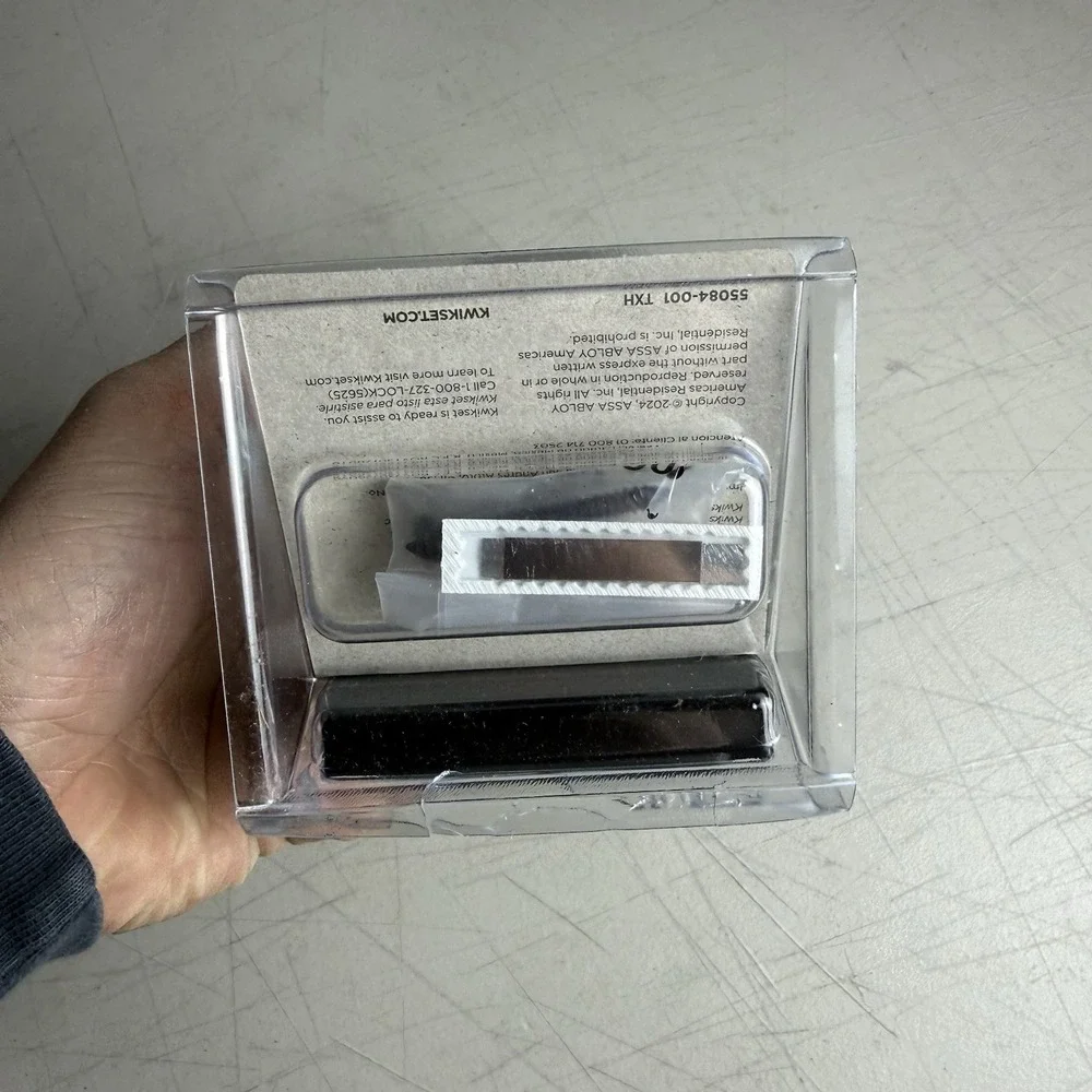 Kwikset Prava 788PVL 514Dummy Door Lever with Rectangle MATTE BLACK 97881-049